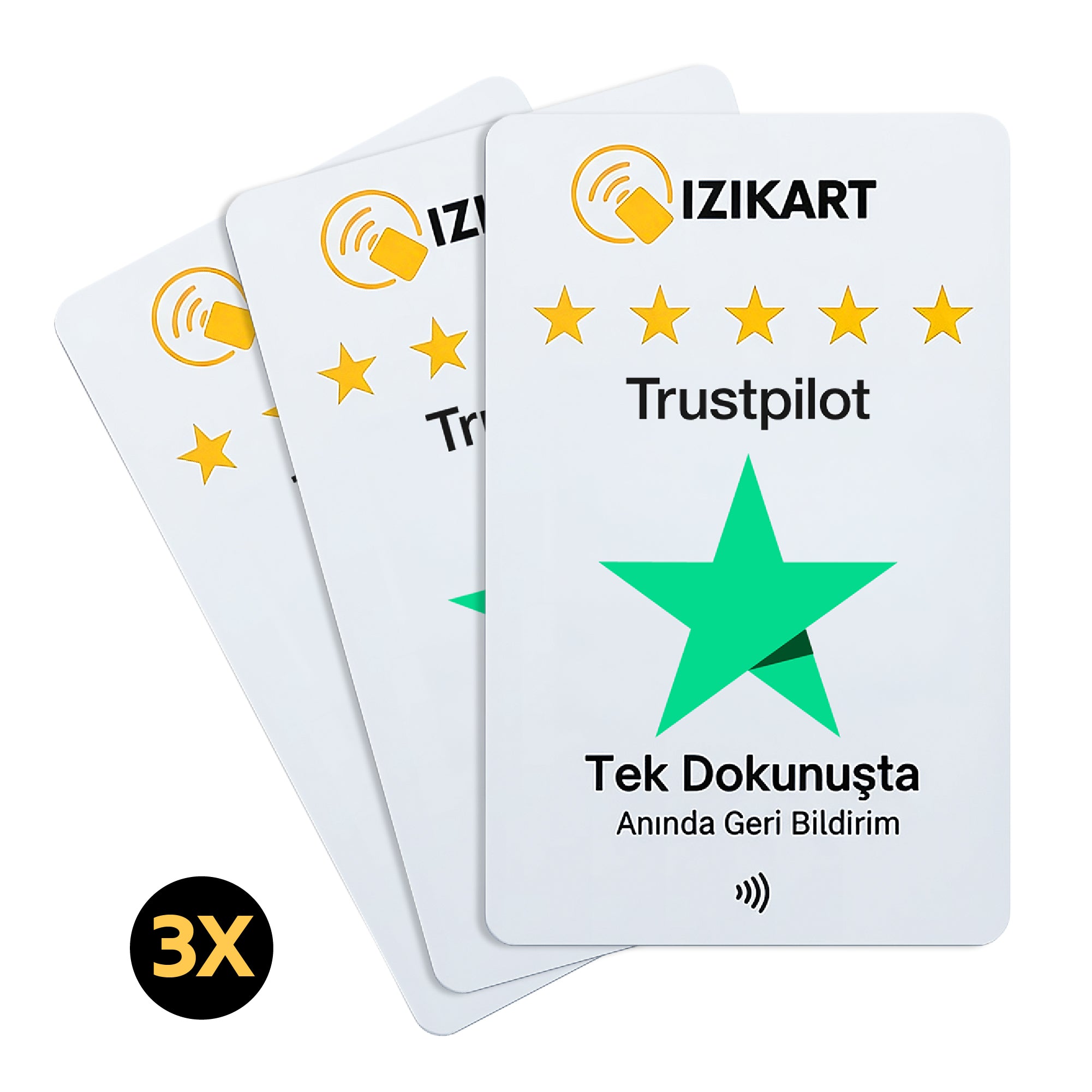 İziKart Trustpilot Yorum Kartı