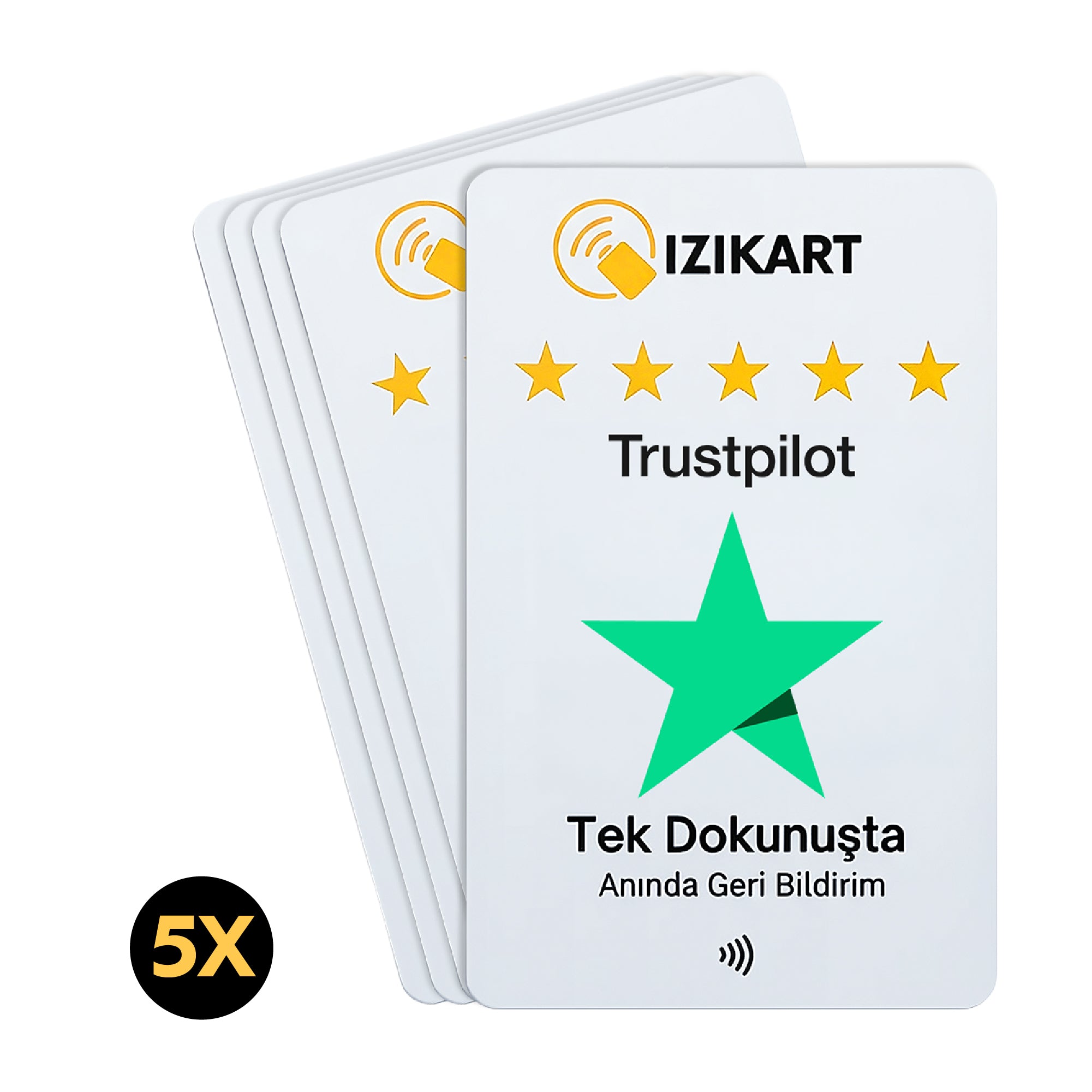 İziKart Trustpilot Yorum Kartı