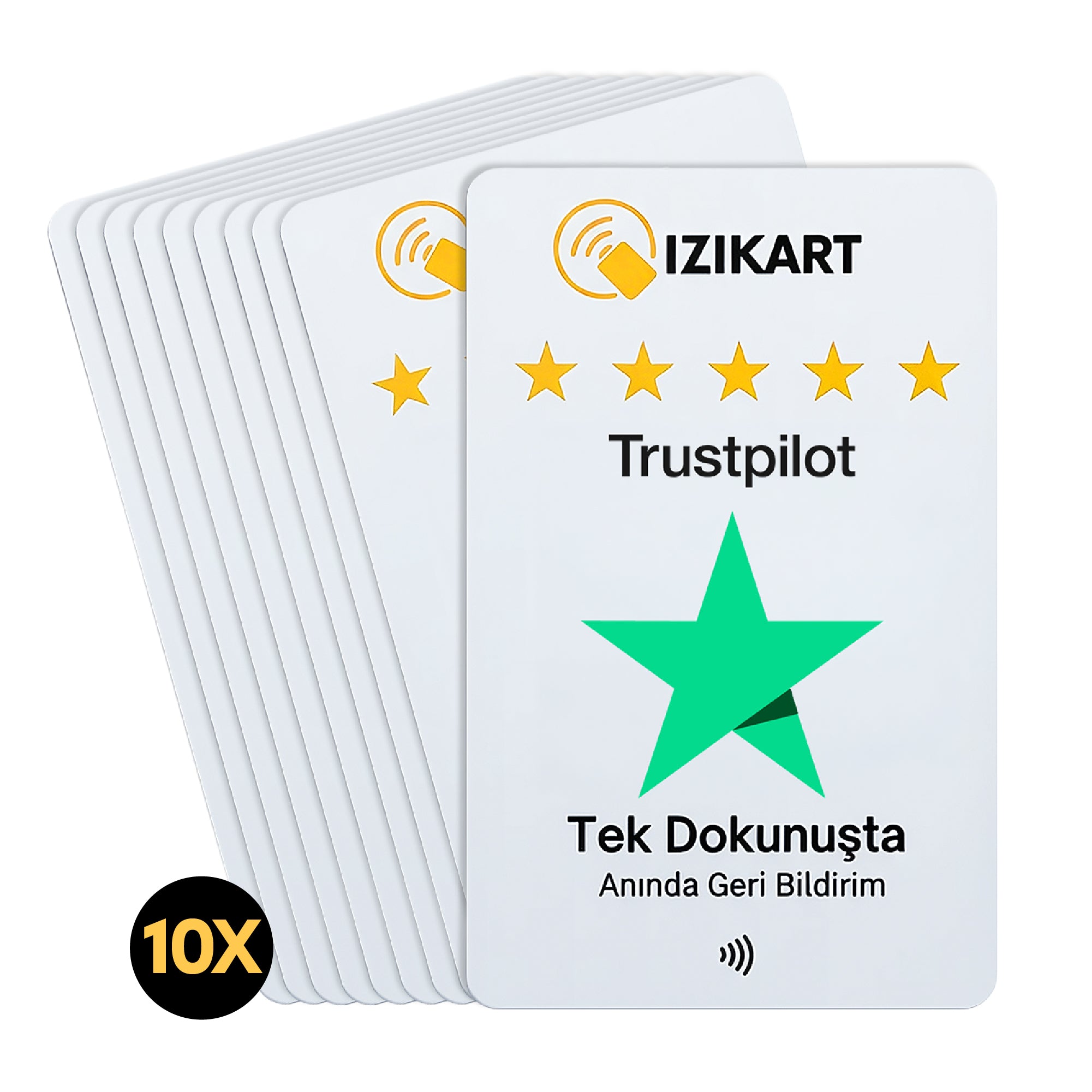 İziKart Trustpilot Yorum Kartı